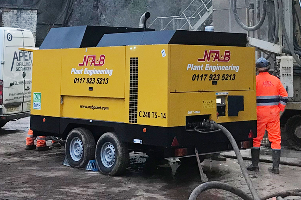 CompAir C240TS-14 TurboScrew Portable Compressor